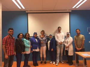 Baghdad uni. group in Leiden-Holland (Education training)                               